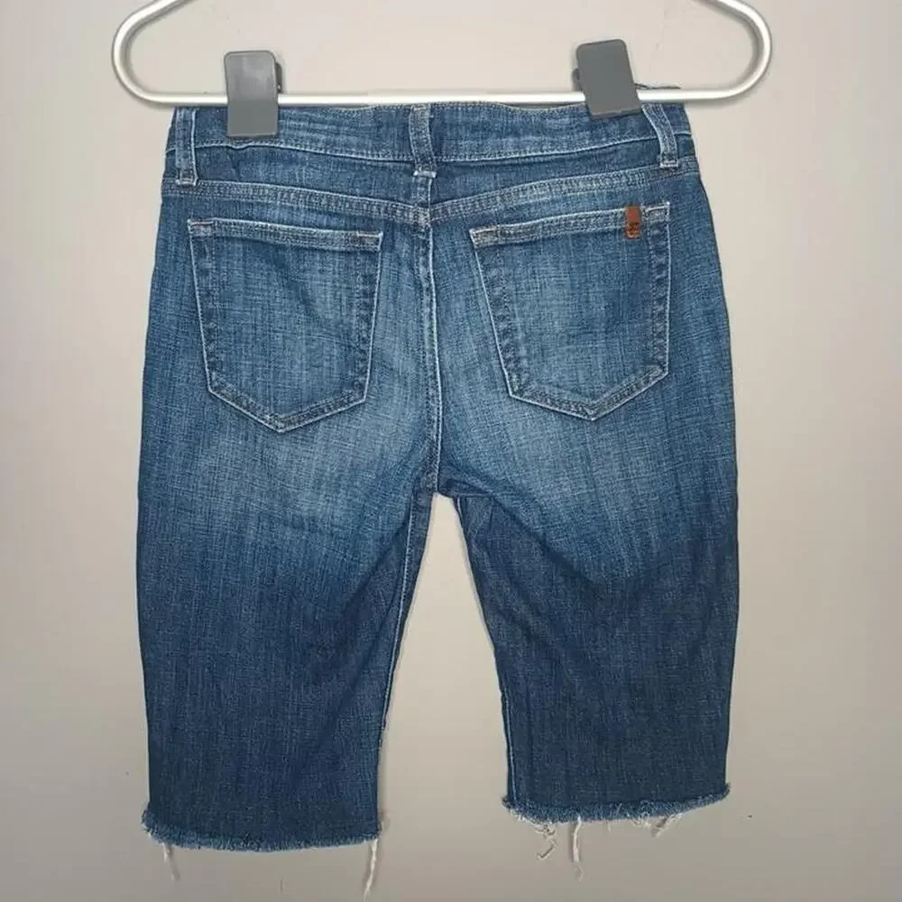 Joes Jeans Blue Denim Capri Shorts